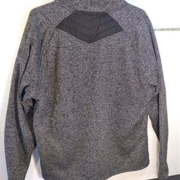 NRA Sweatshirt Lightweight Quarter Zip Embroidered "NRA" On Sleeve Men's Size LG - Picture 2 of 5